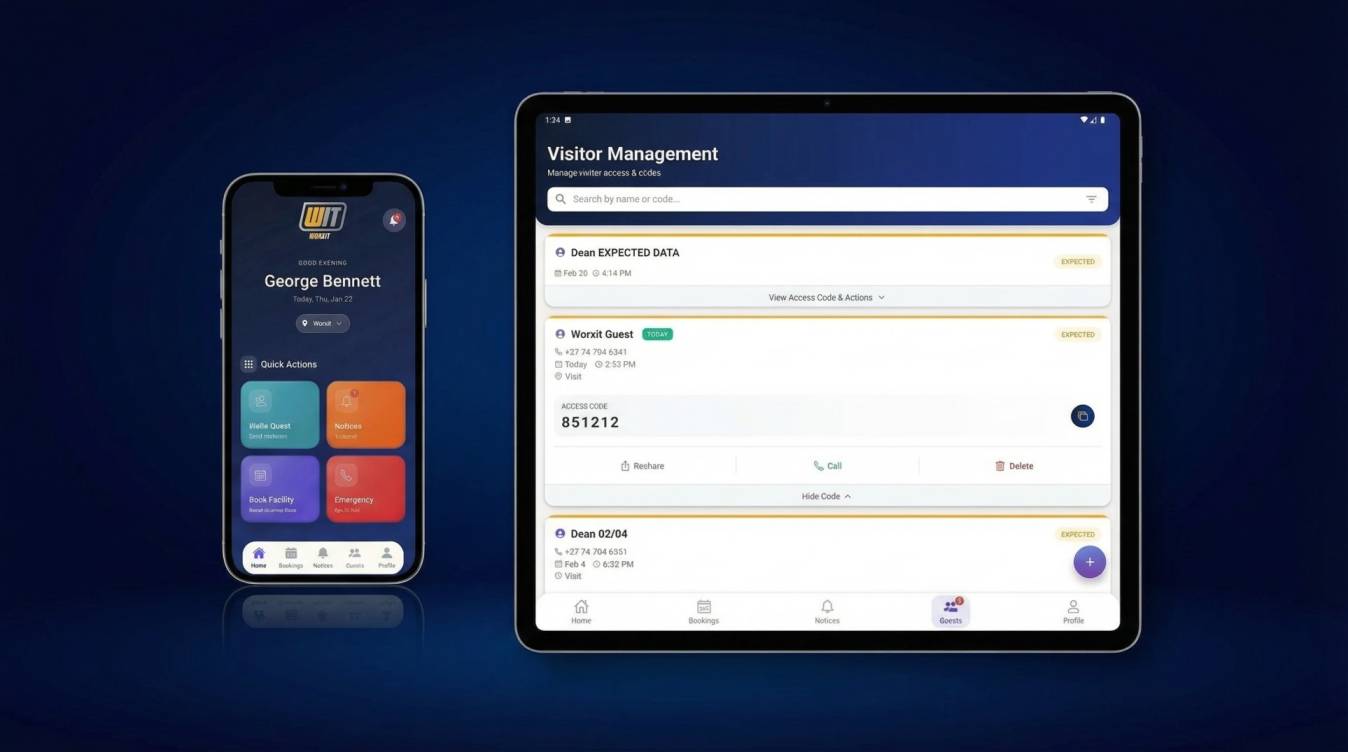 Visitor Management mobile